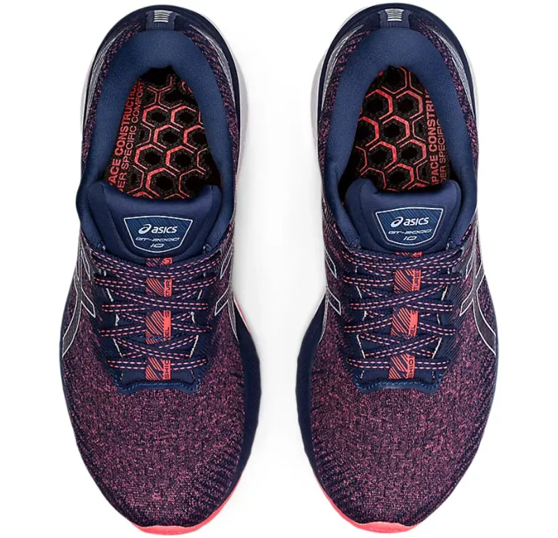 Asics Women's GT-2000 10 Coral/Blue-4